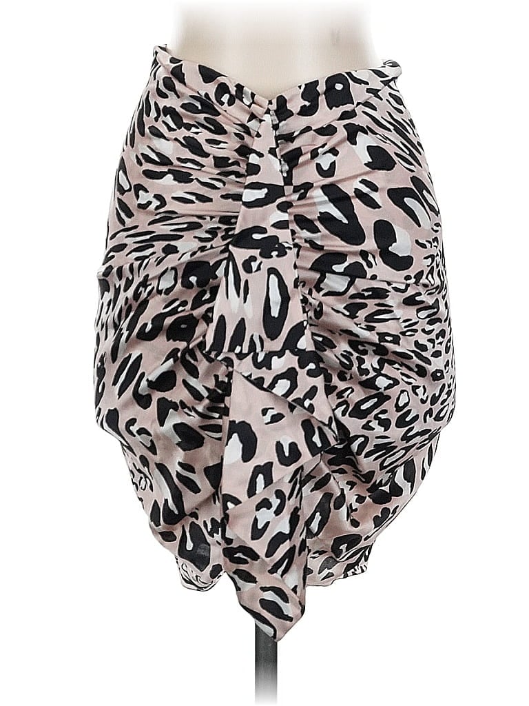 Pre-owned Alexandre Vauthier Silk Skirt In Pink