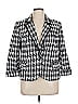 Catherine Malandrino Houndstooth Gray Black Blazer Size XL - photo 1