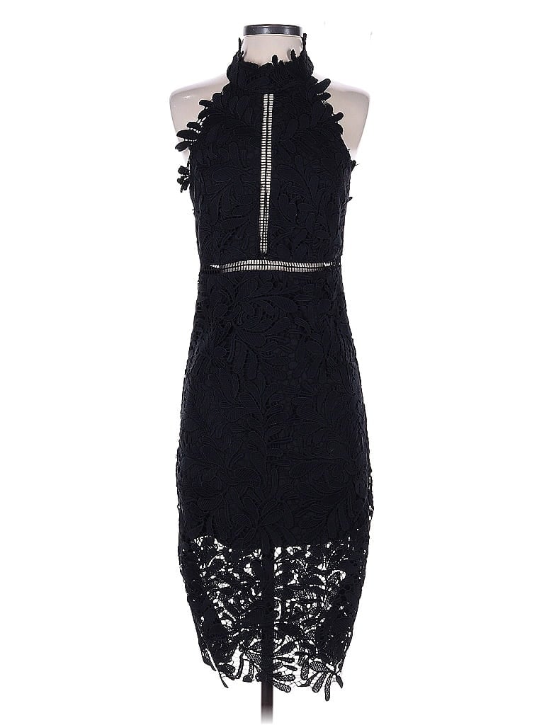 Pre-owned Bardot Cocktail Dress In Black