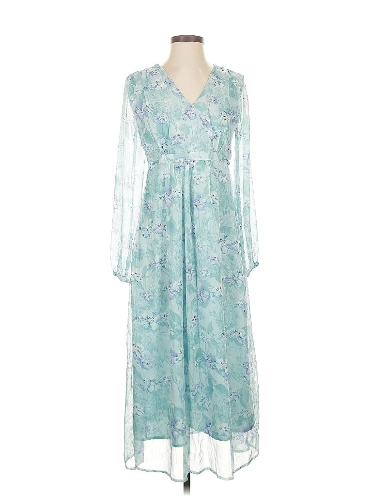 Pre-owned Assorted Brands Cocktail Dress In Blue