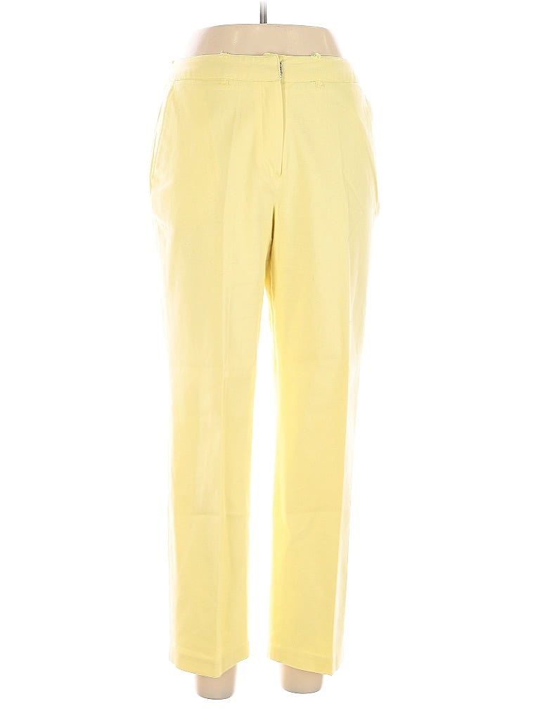 LARRY LEVINE Pre-owned Casual Pants In Yellow