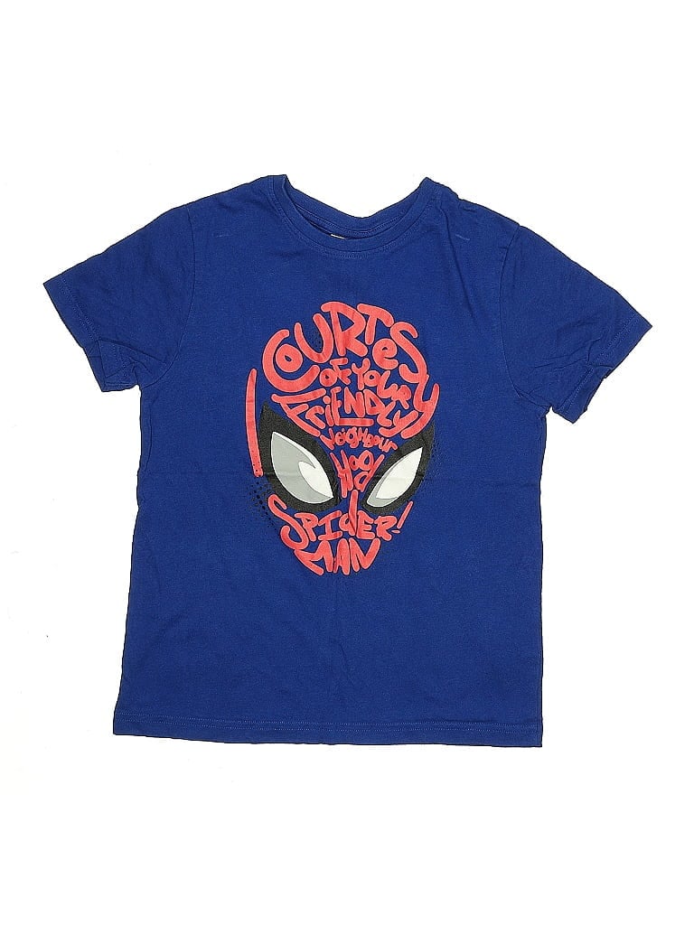 Pre-owned Marvel Kids' Short Sleeve T-shirt In Blue
