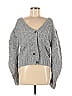 St. Roche Gray Wool Cardigan Size M - photo 1