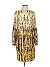 DKNY Print Gold Yellow Casual Dress Size S (estimated) - photo 1