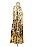 DKNY Print Gold Yellow Casual Dress Size S (estimated) - photo 4