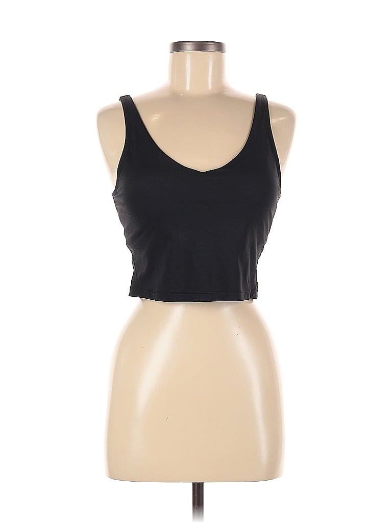 Pre-owned Unbranded Tank Top Black Strapless Neckline Tops