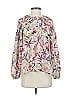 Chufy 100% Silk Pink Long Sleeve Silk Top Size XS - photo 1