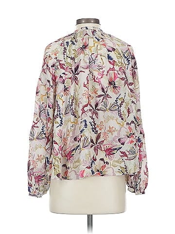 Chufy Long Sleeve Silk Top (view 2)