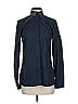 Akris Punto Blue Long Sleeve Blouse Size 4 - photo 1