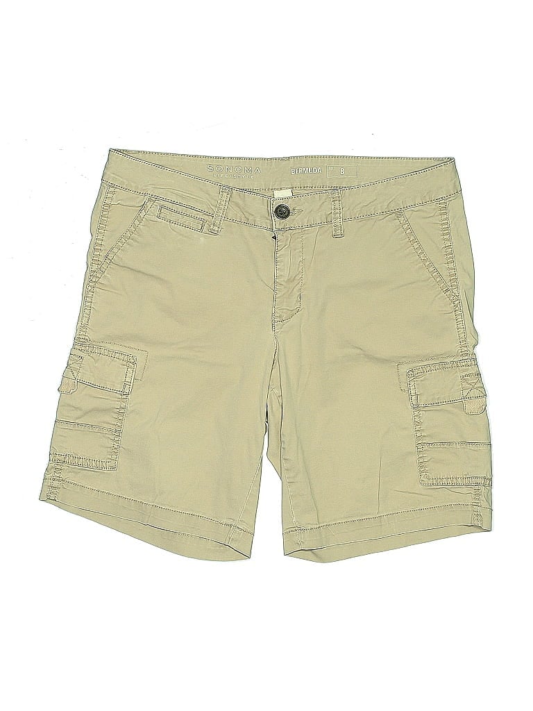 Pre-owned Sonoma Life + Style Khaki Shorts In Brown