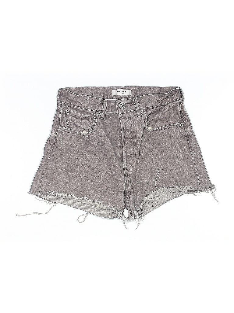 Pre-owned Moussy Vintage Denim Shorts In Gray