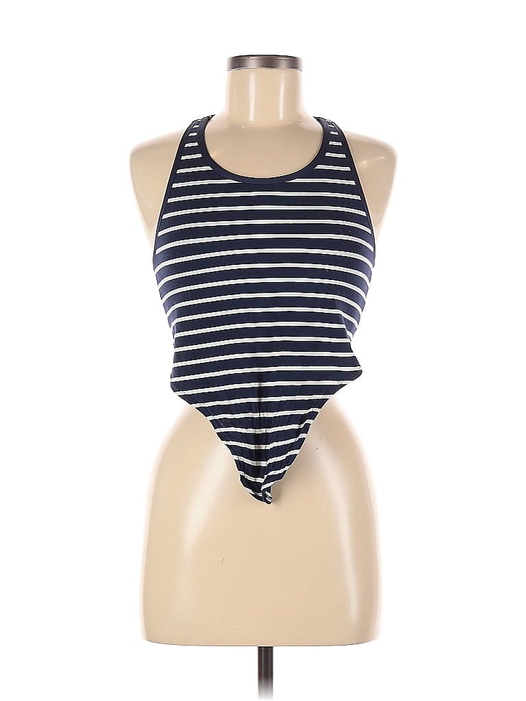 Pre-owned Aerie Tank Top Blue Halter Neckline Tops