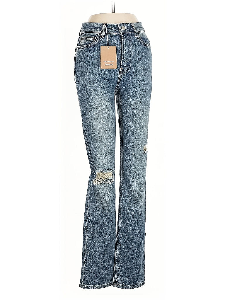Pre-owned Reformation Jeans Jeans In Blue