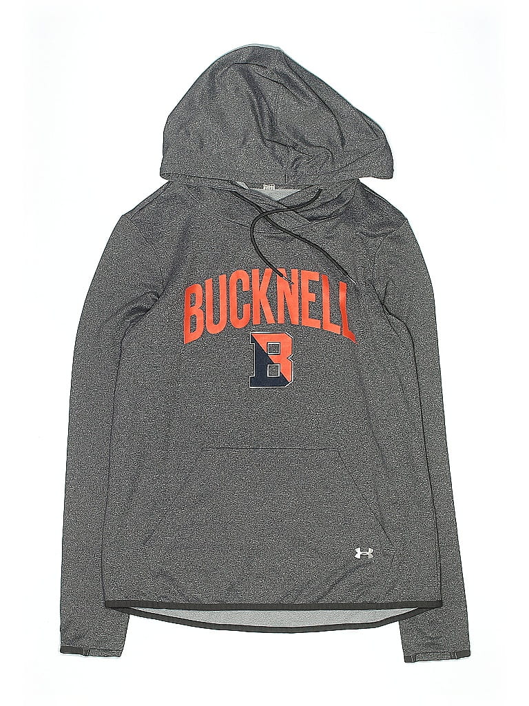 Pre-owned Under Armour Kids' Pullover Hoodie In Gray