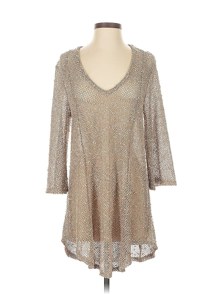Pre-owned Elif For Jordan Taylor Casual Dress In Silver