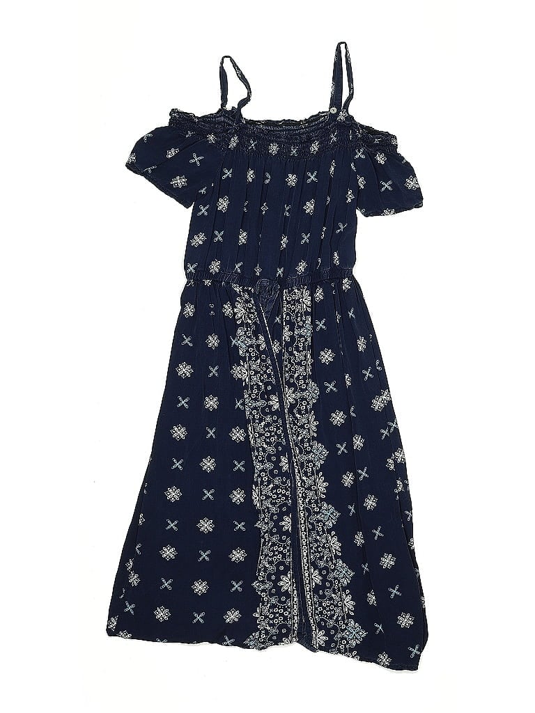 Pre-owned Justice Kids' Dress In Blue