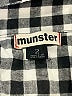 Munster 100% Cotton Checkered-gingham Black Long Sleeve Button-Down Shirt Size 2 - photo 3