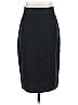 Narciso Rodriguez 100% Wool Solid Black Wool Skirt Size 4 - photo 1