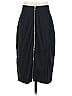 Narciso Rodriguez 100% Wool Solid Black Wool Skirt Size 4 - photo 2