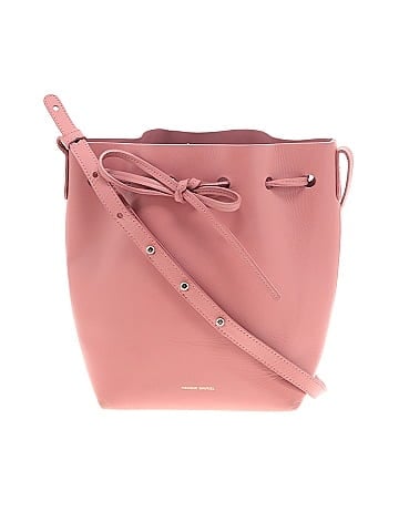 Mansur Gavriel Leather Mini Bucket Bag (view 1)