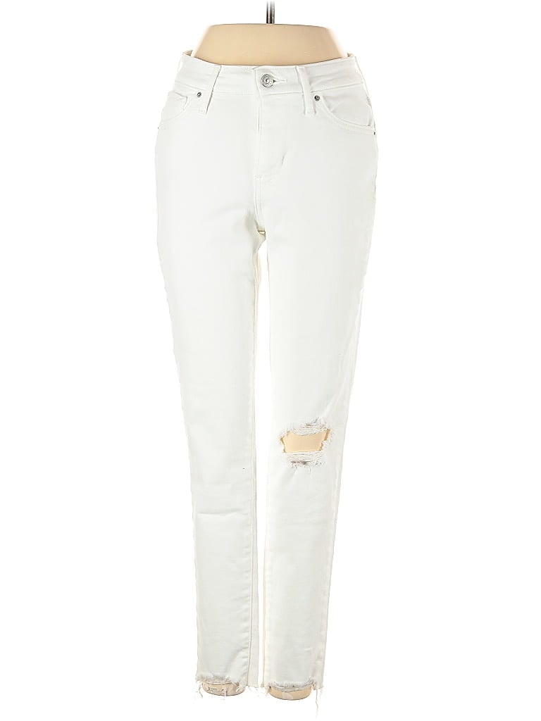 Pre-owned Levi's Jeans In White