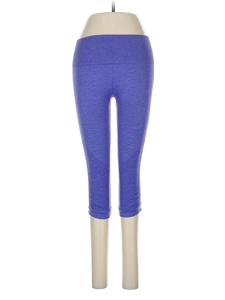 Pre-owned Lululemon Athletica Leggings In Purple