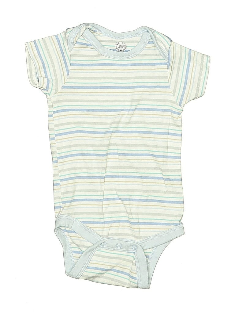 Click to view more detailed imagery on our partner's website Pre-owned Wonder Nation Babies' Short Sleeve Onesie In Green