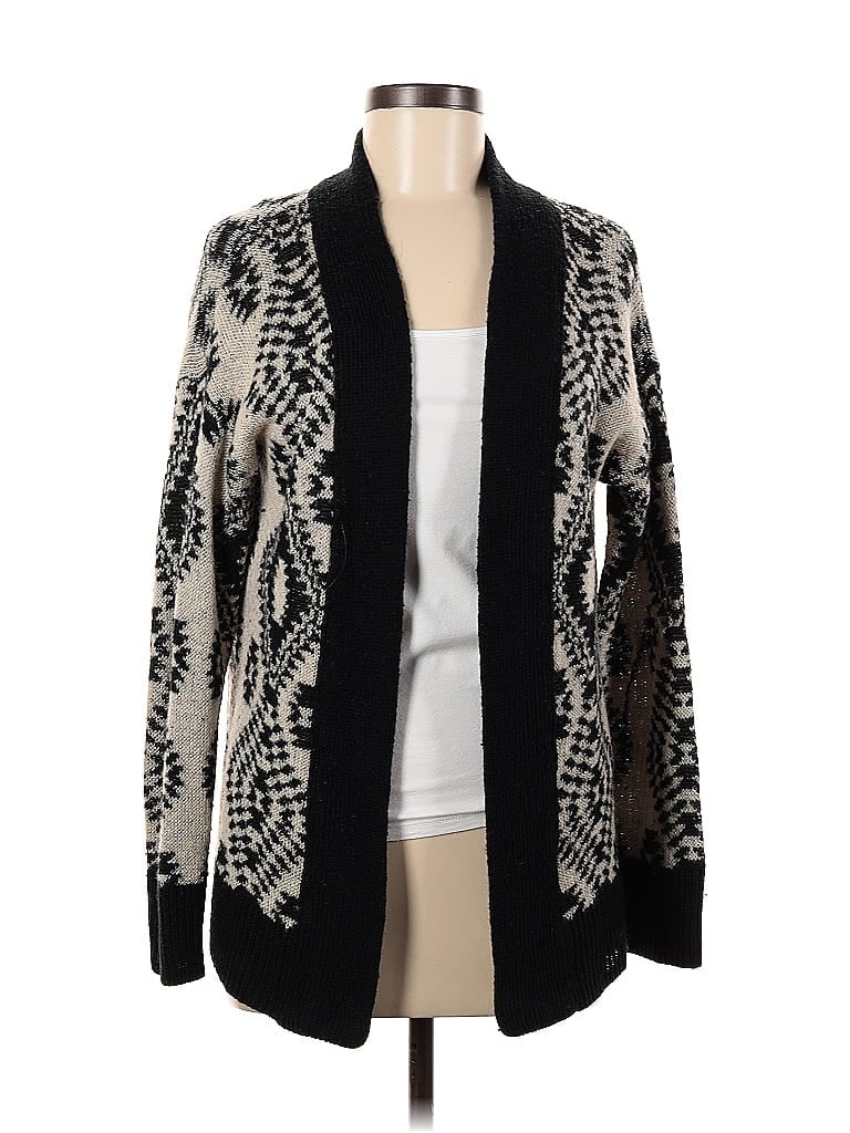 Pre-owned Rewind Cardigan Sweater In Black