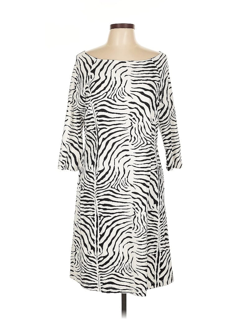 Pre-owned J. Mclaughlin Casual Dress In White