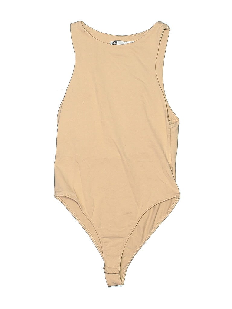 Pre-owned Zara Bodysuit In Brown
