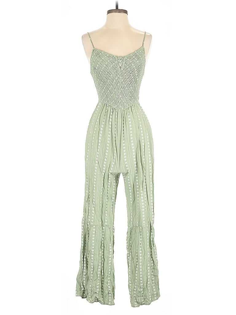 Pre-owned Sincerely Jules Jumpsuit In Green