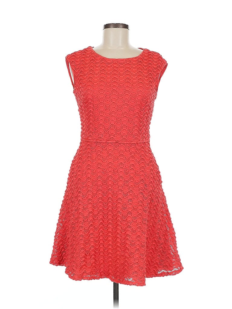 Pre-owned Liz Claiborne Cocktail Dress In Red