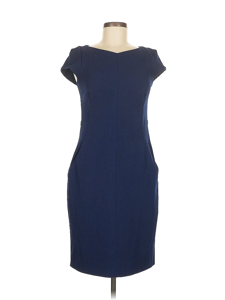 Pre-owned Mm. Lafleur Cocktail Dress In Blue