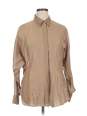 Dorothee Schumacher Long Sleeve Button-Down Shirt (view 1)