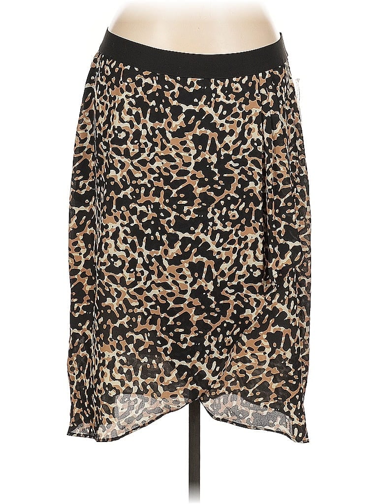 Pre-owned Dressbarn Casual Skirt In Brown