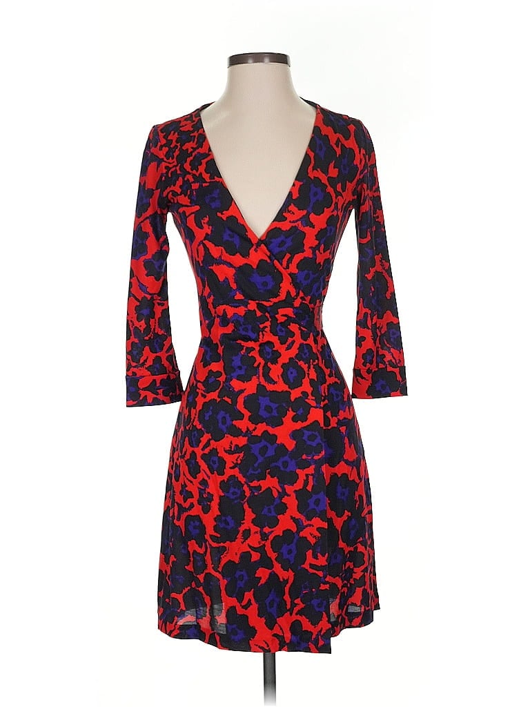 Pre-owned Diane Von Furstenberg Cocktail Dress In Red