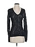 St. John Metallic Black Gray Pullover Sweater Size XXS (estimated) - photo 1