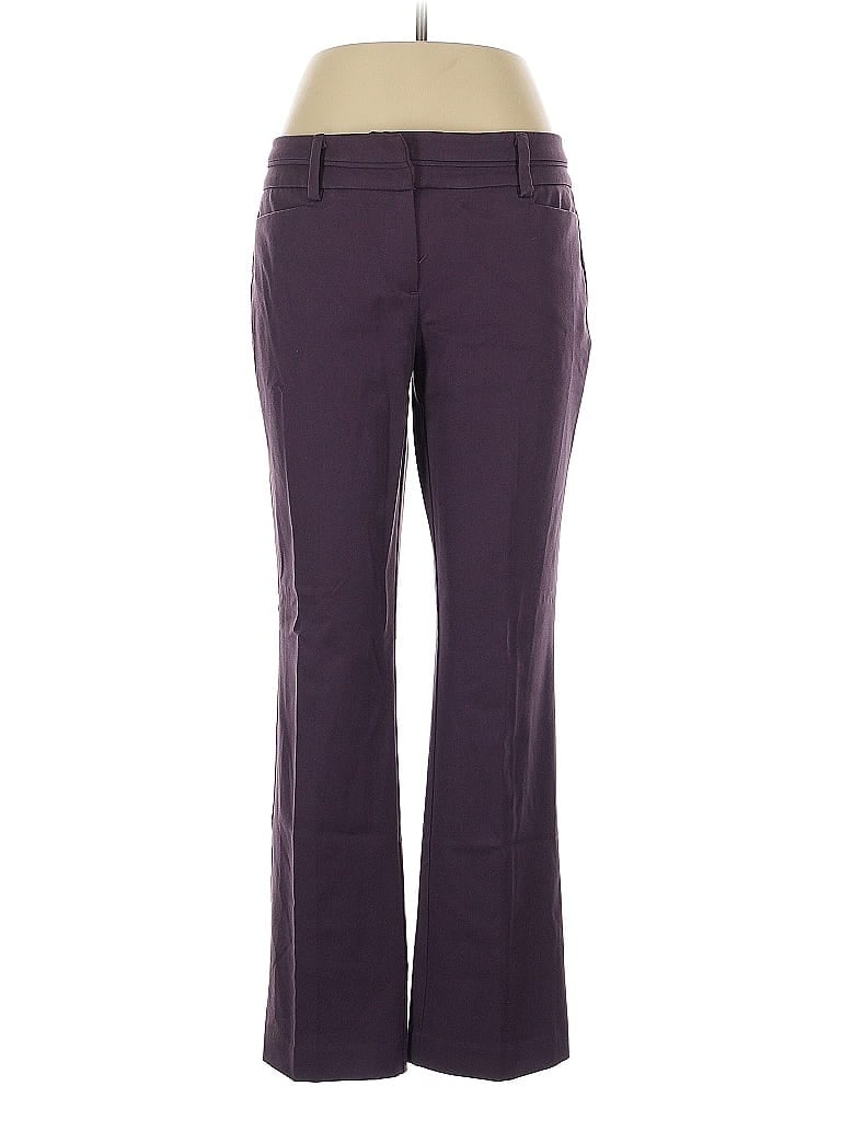Pre-owned 7th Avenue Design Studio New York & Company Dress Pants In Purple