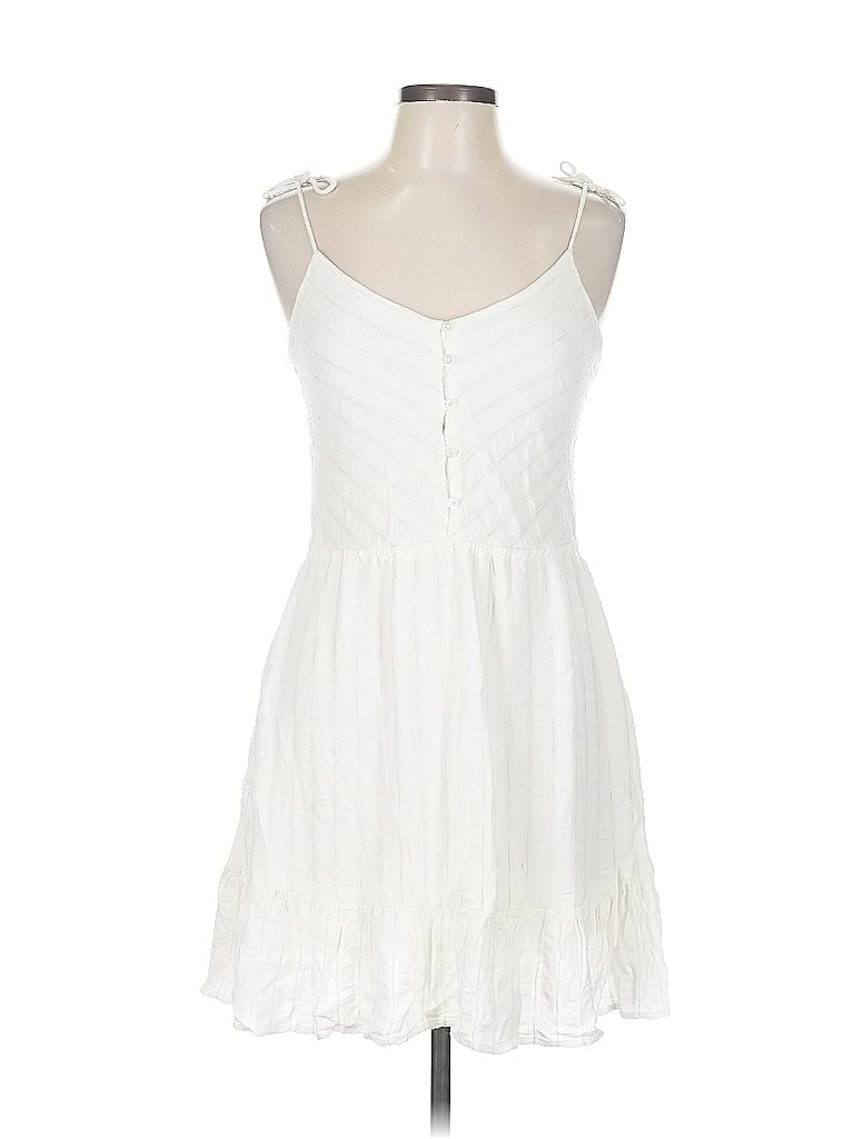 Pre-owned Maven West Casual Dress In White