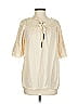 Sundance 100% Rayon Ivory 3/4 Sleeve Blouse Size XS - photo 1