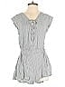 Freebird Checkered-gingham Gray Romper Size S - photo 1