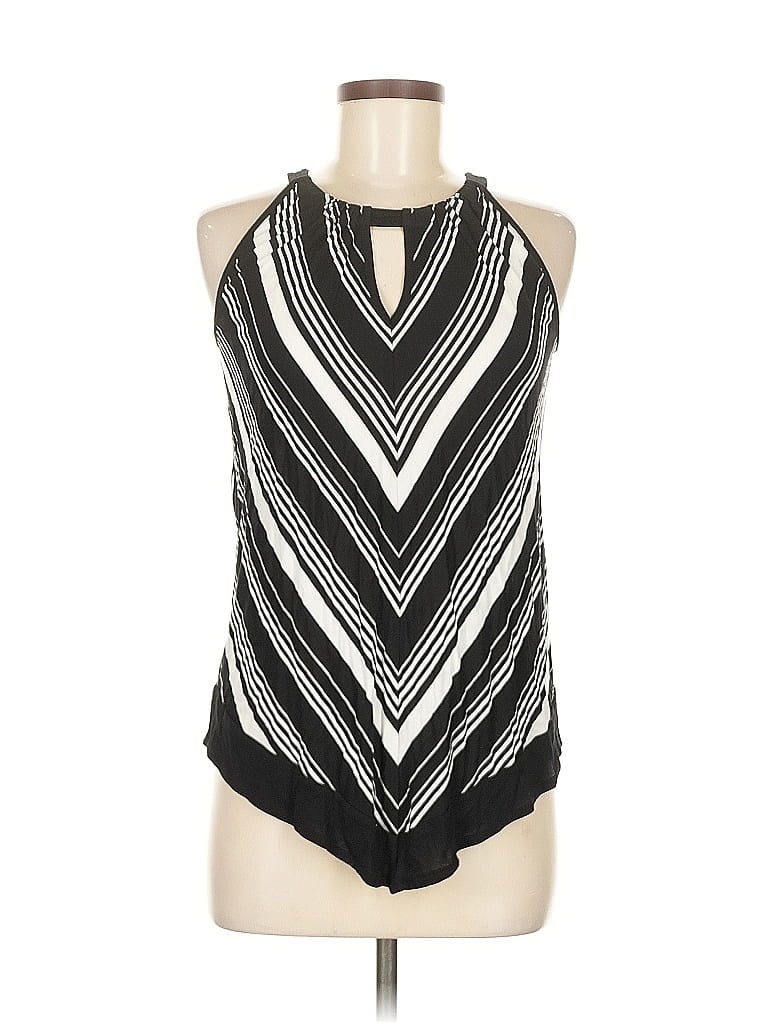 Pre-owned Inc International Concepts Sleeveless Blouse In Black