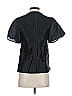Ellery 100% Rayon Black Short Sleeve Blouse Size UK 6 / US 2 - photo 2