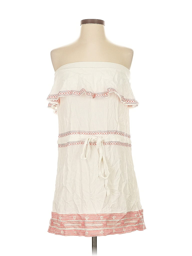 Pre-owned Yfb Casual Dress In White