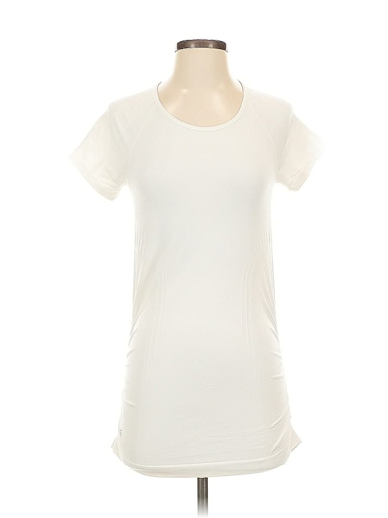 Pre-owned Athleta Active T-shirt In White