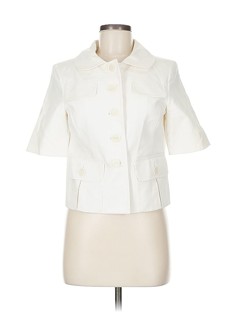 Pre-owned Doncaster Collection Jacket In White