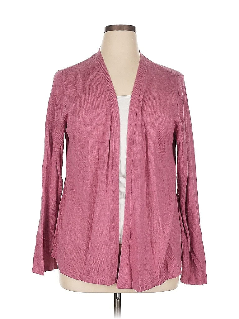 Pre-owned Jjill Cardigan Sweater In Pink