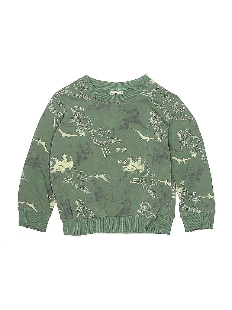 Pre-owned Assorted Brands Kids' Pullover Sweater In Green