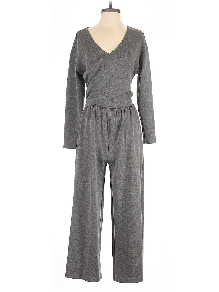 Pre-owned Express Jumpsuit In Gray
