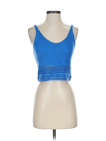 Aqua Sweater Vest (view 1)